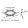 Highway Safety Barrier Expanded Metal Mesh Fence